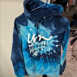 Imperial Motion Blue Tie-Dye Hoodie